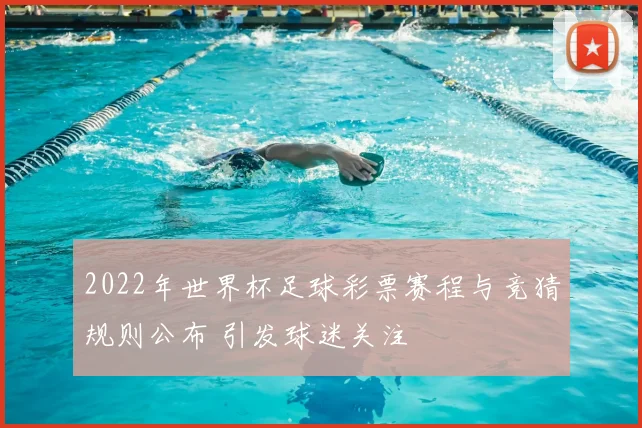 2022年世界杯足球彩票赛程与竞猜规则公布 引发球迷关注
