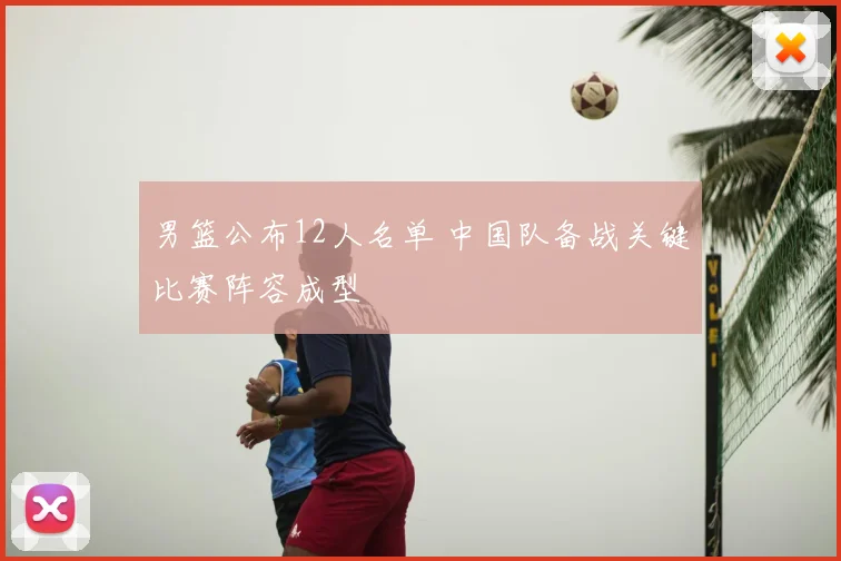 男篮公布12人名单 中国队备战关键比赛阵容成型